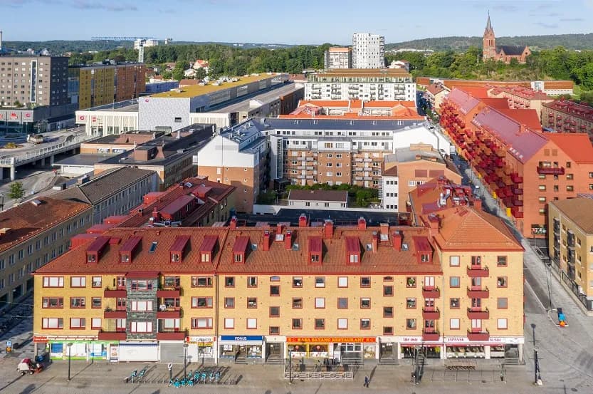 Göteborgsvägen i Mölndal