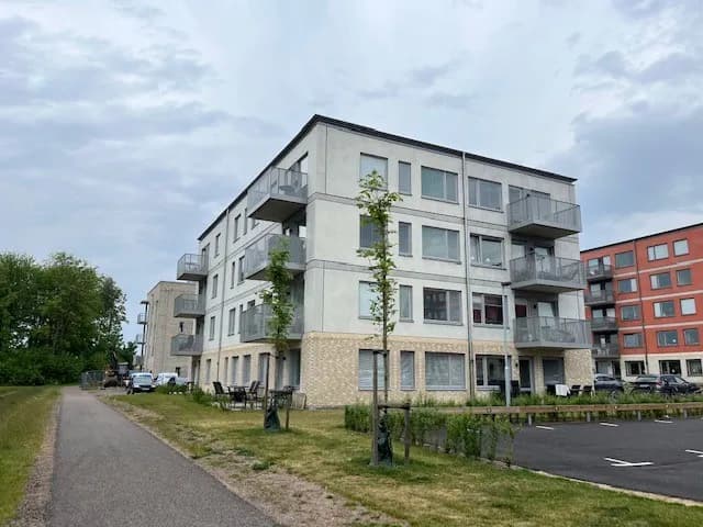 Trapetsgatan i Ängelholm