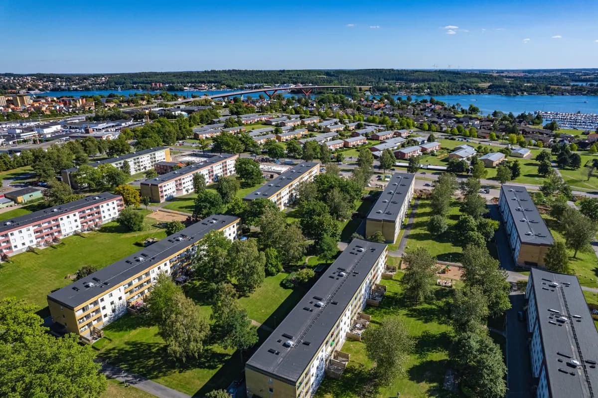 Agneshögsgatan i Motala