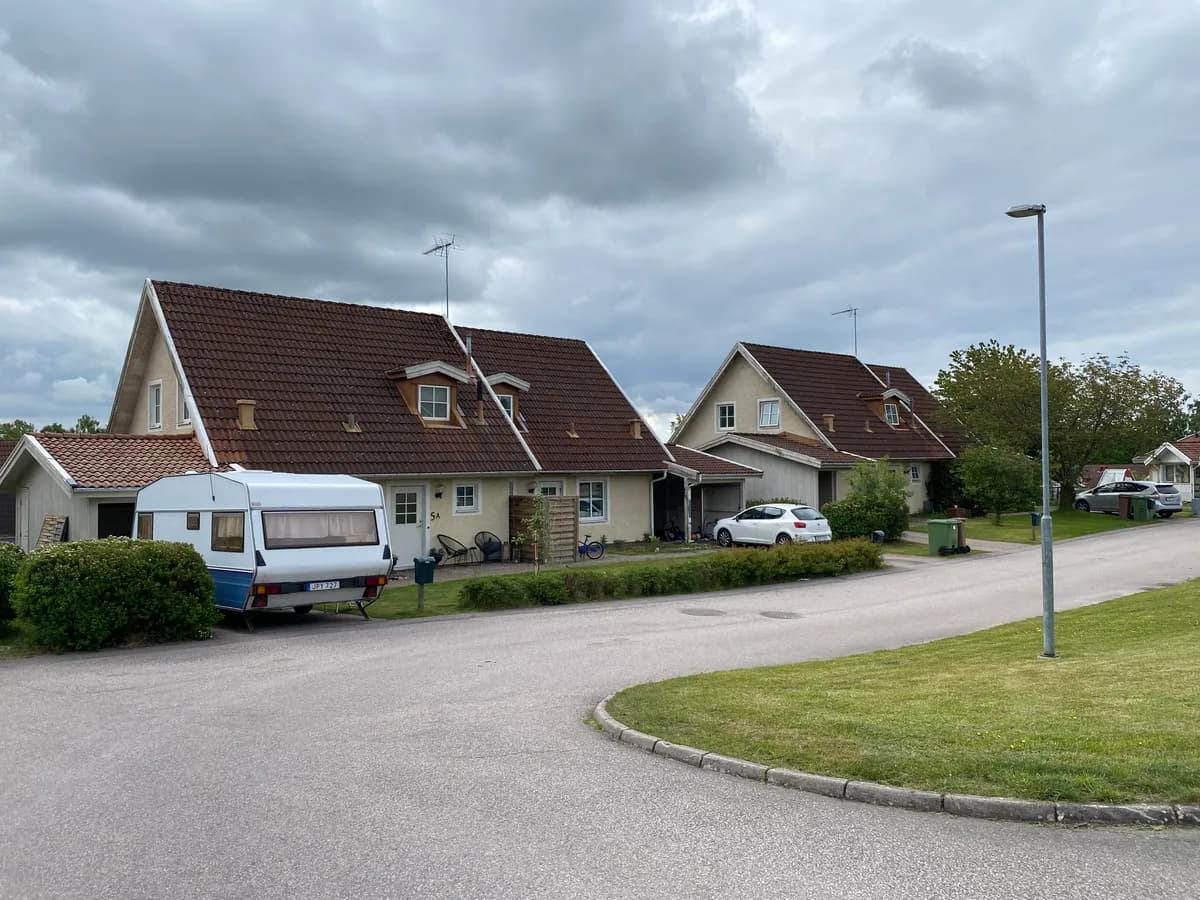 Myrliljevägen i Falkenberg