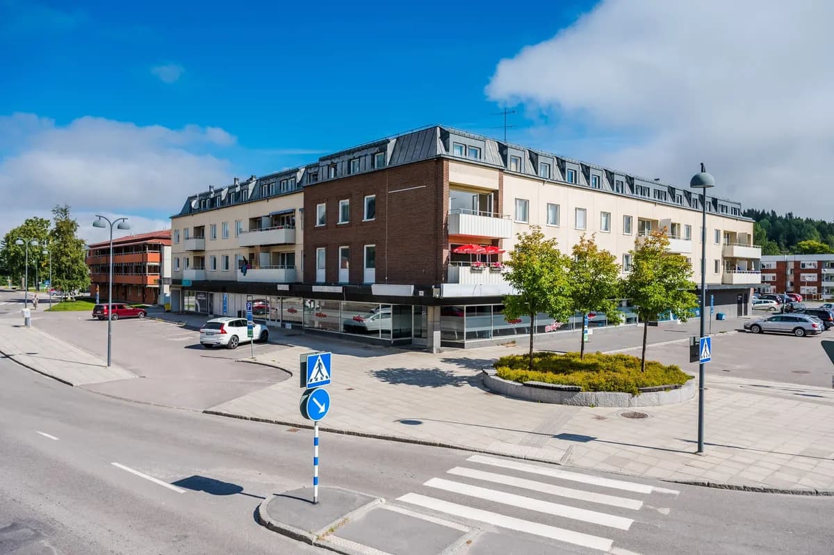 Affärsgatan i Kvissleby