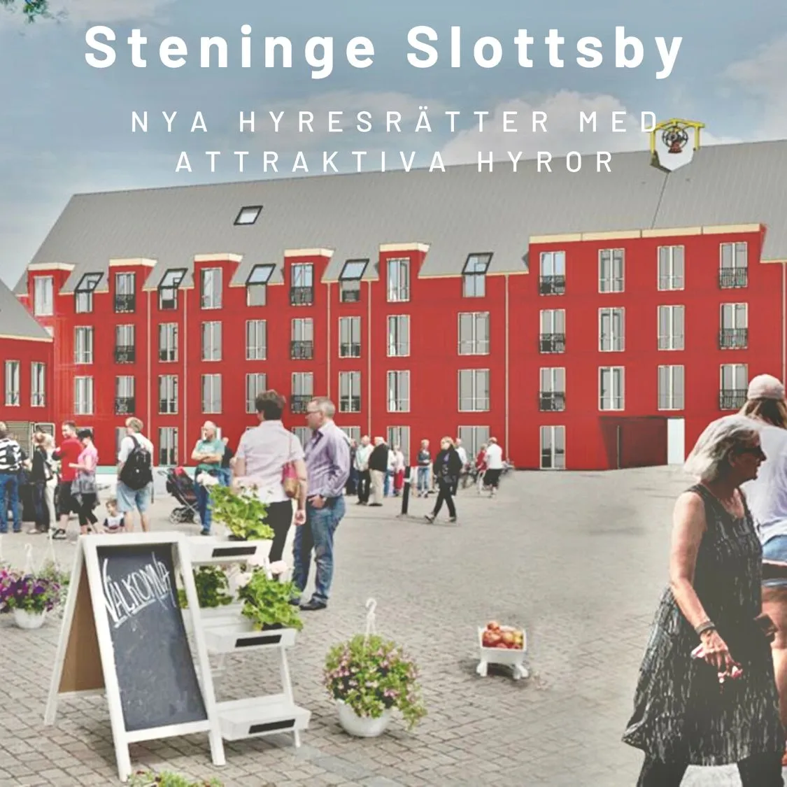 Steninge Slottsväg i Sigtuna